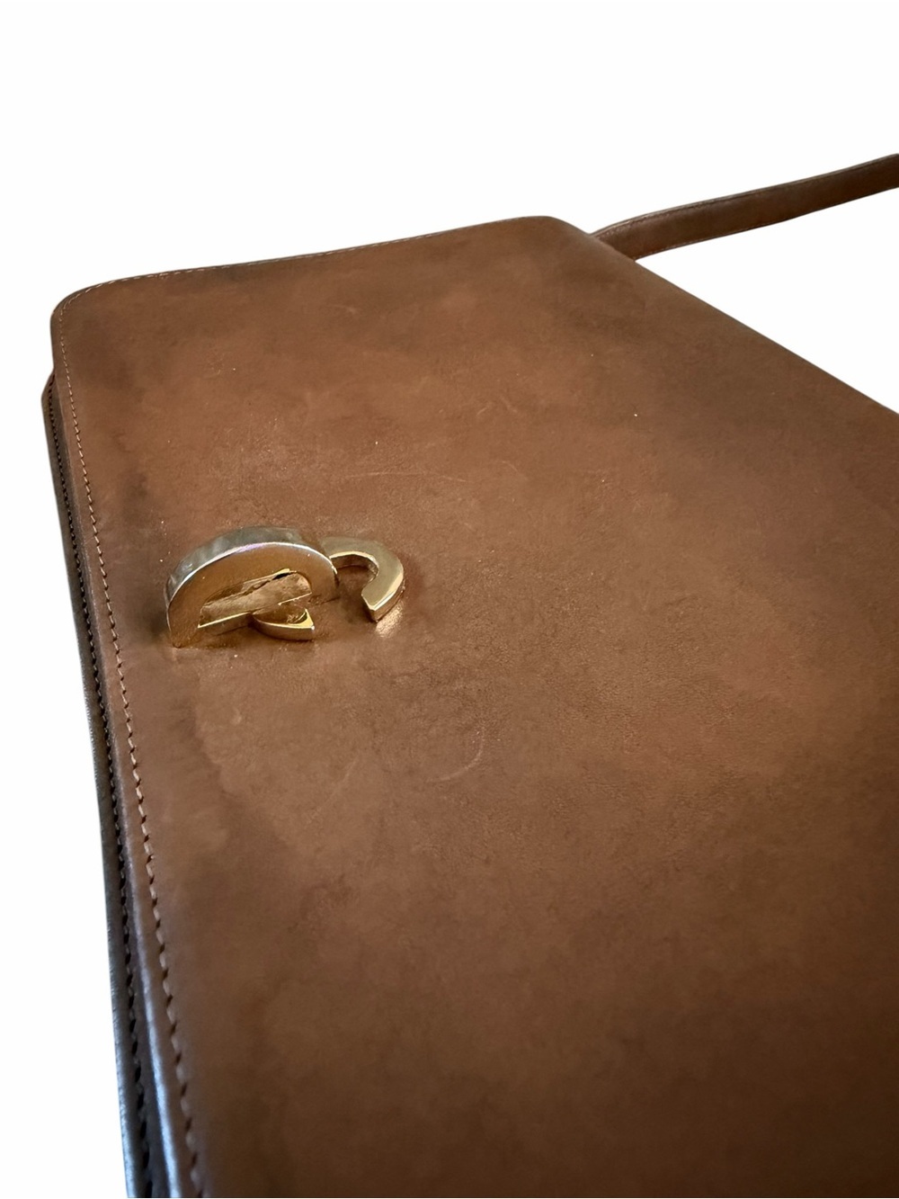 Rare Vintage 1970’s Dior Leather Shoulder Bag - Picture 3 of 15